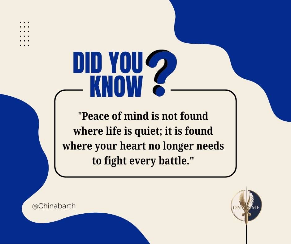 Secure your peace of mind. Go where you are valued. #Inspiration #peace #mind #life #happines