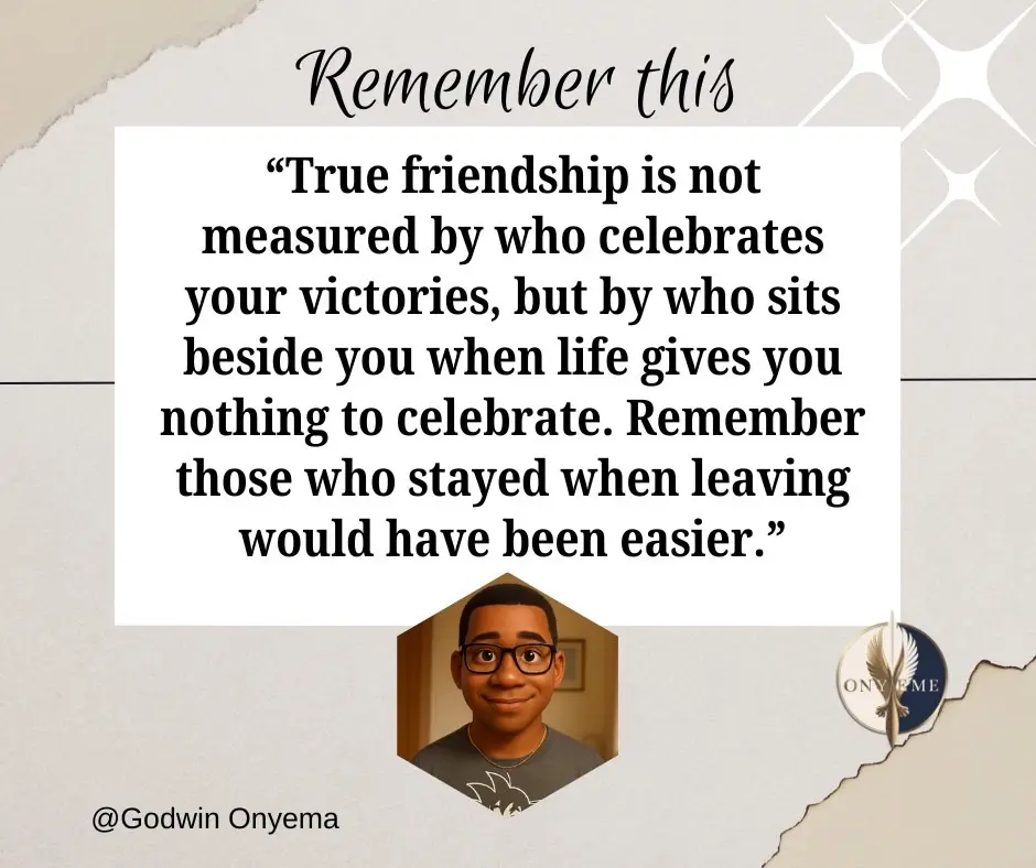 Never be to busy for those who see you as you are, be with you and never give up on you. They are yo...