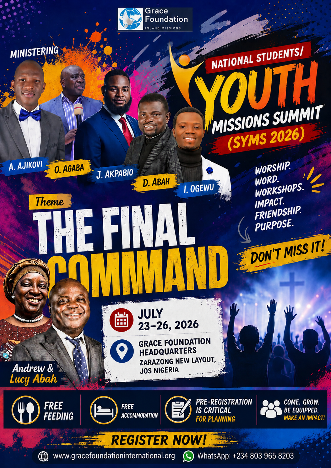 Register today…