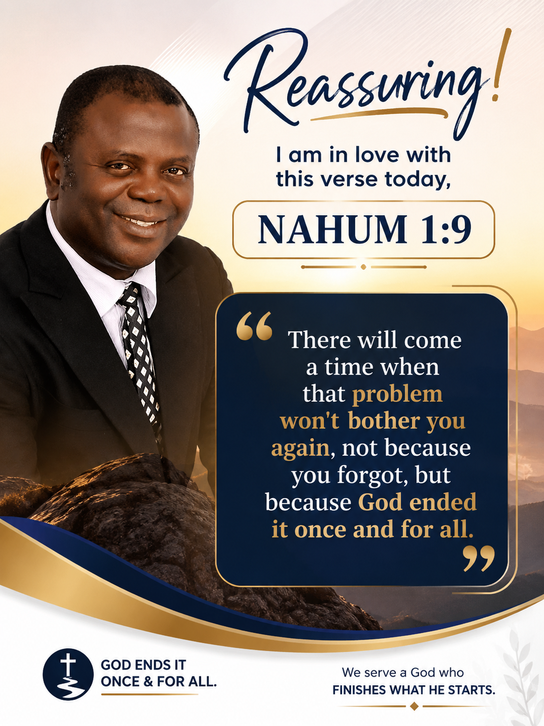 He will stop you with one blow; he won’t need to strike again.
