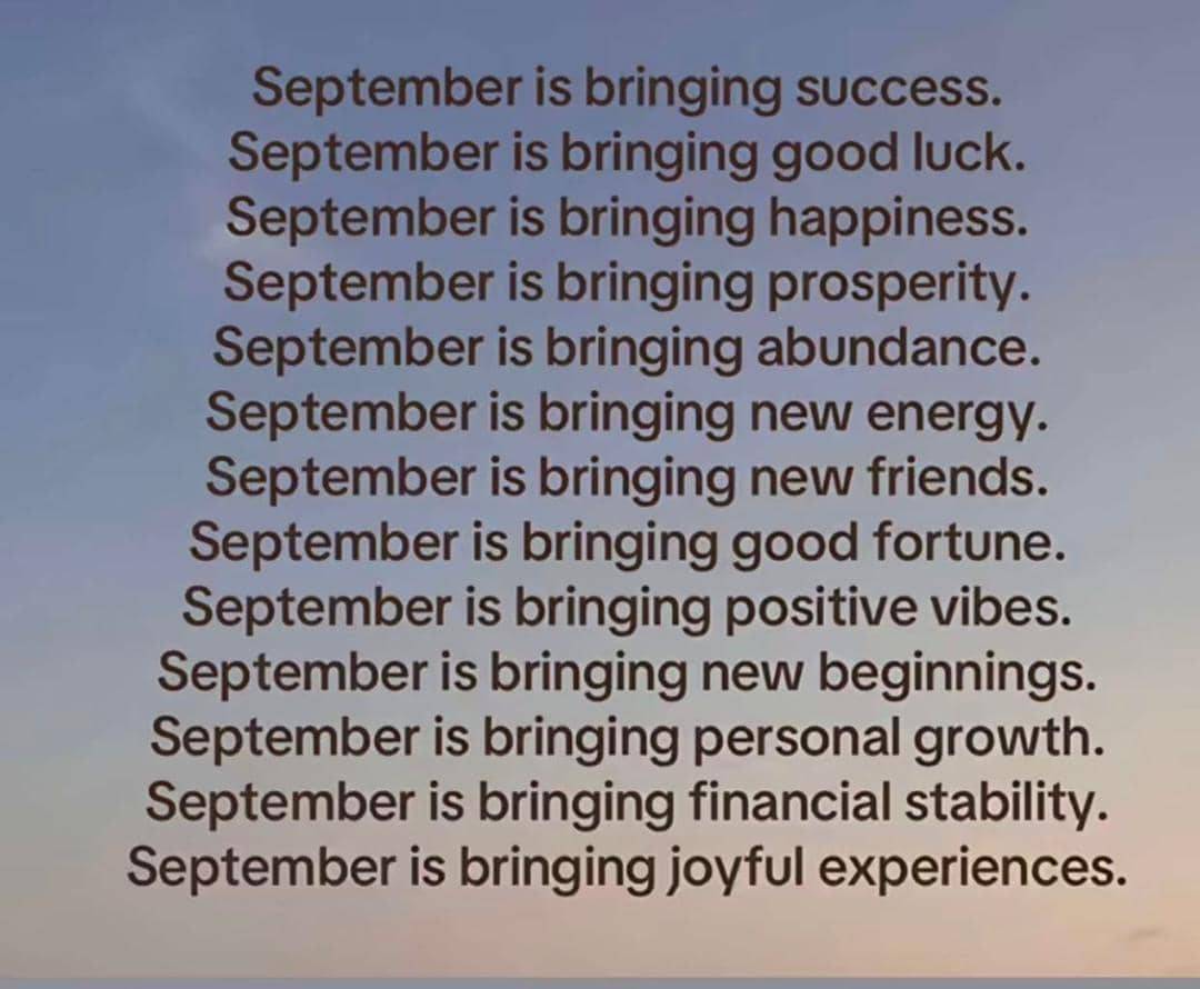 Happy New Month Fam