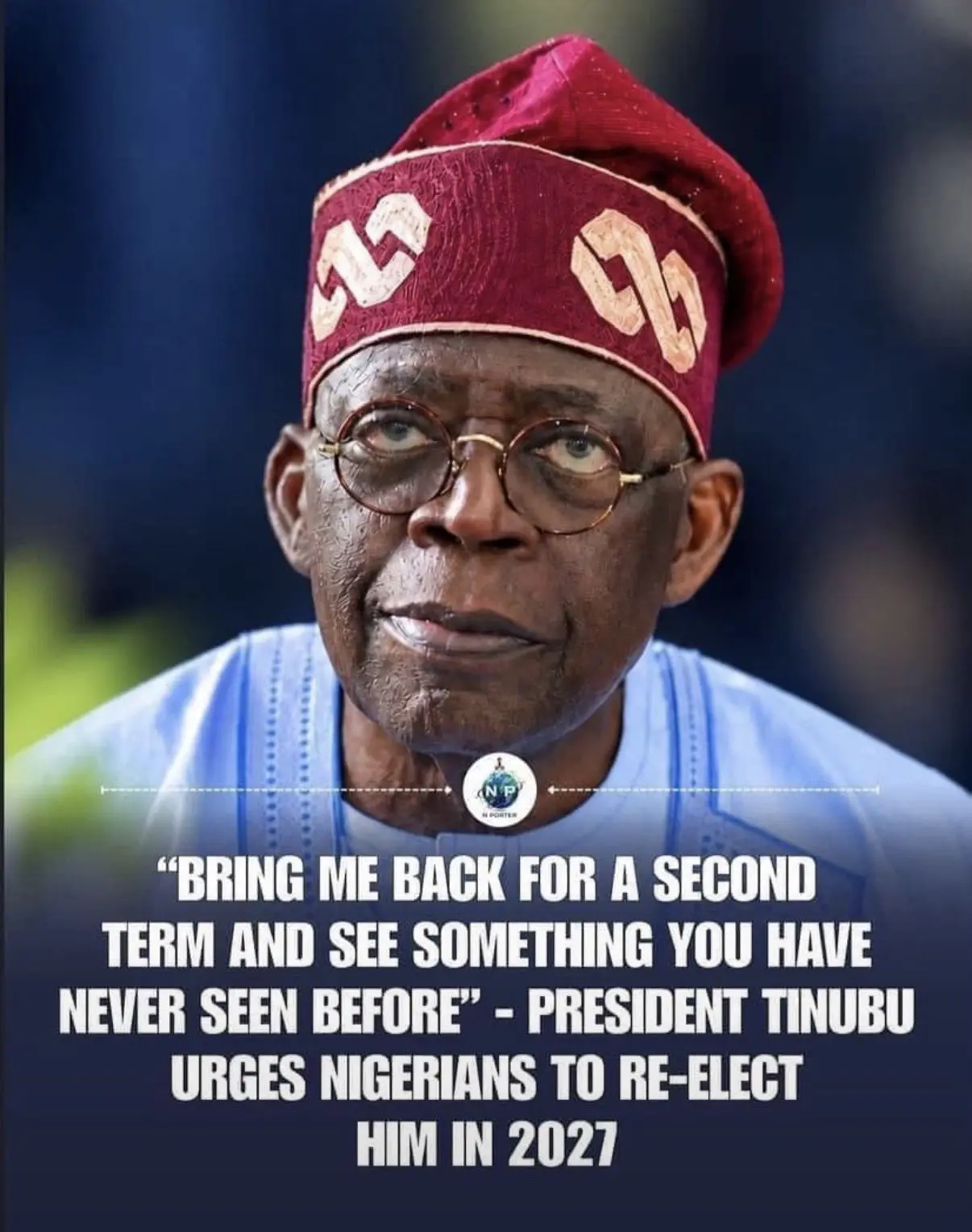 Baba abeg we don see enough, no show us again. E don do.
Nigerians don tire! Fuel price high, food...