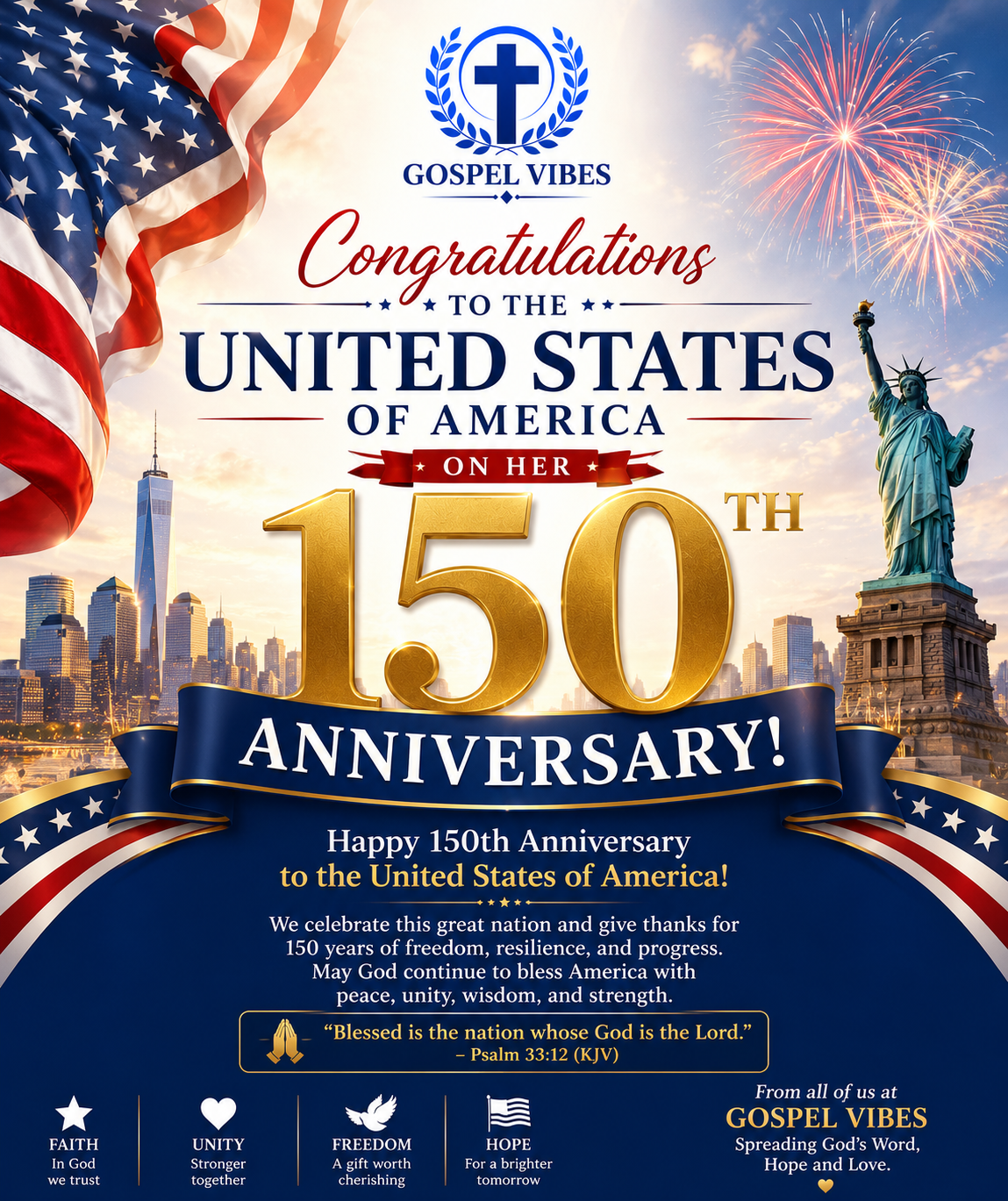 Happy anniversary to United State of America 🎉🎉🎉