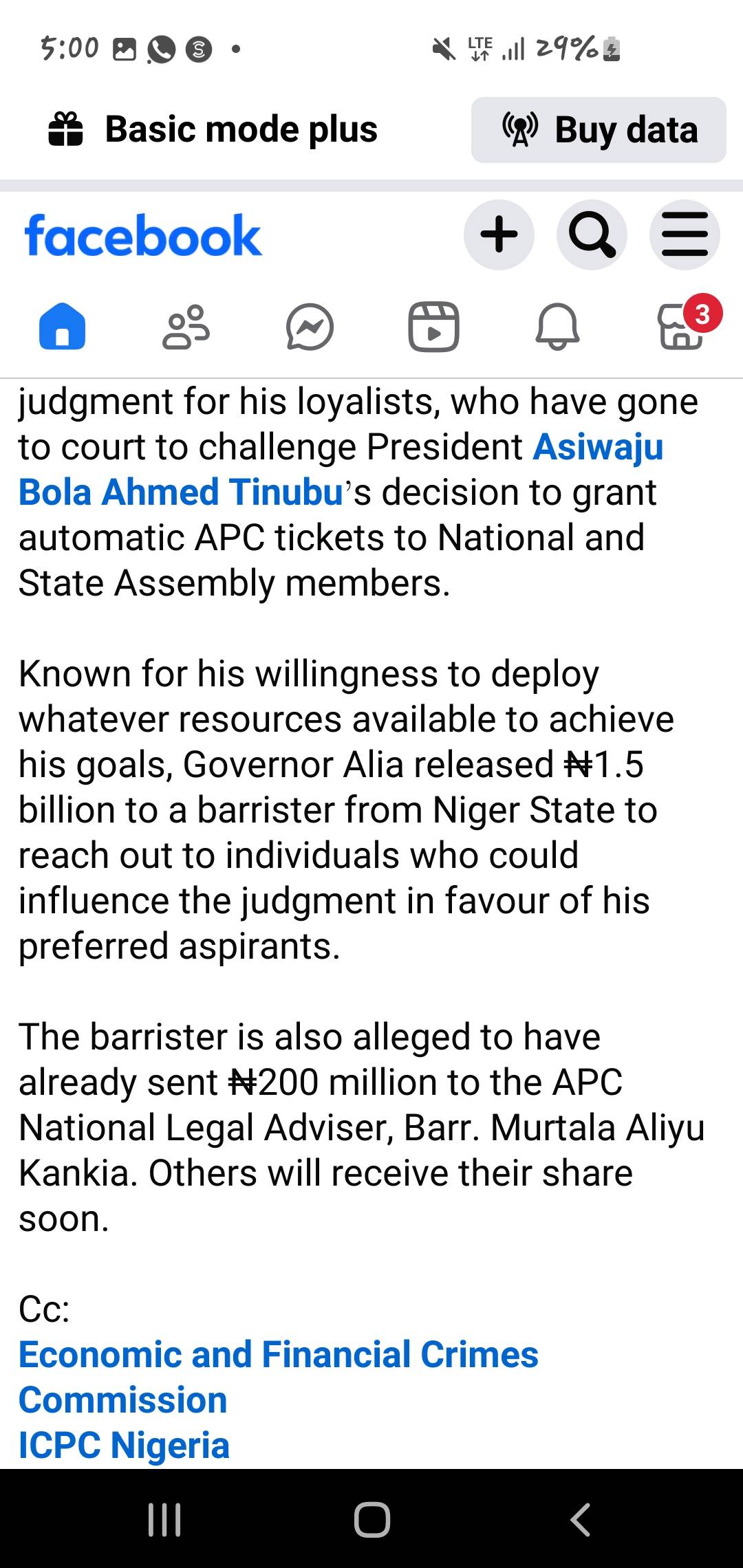 If this is true, Nigerians deserve answers. If it's false, it should be proven false with evidence....