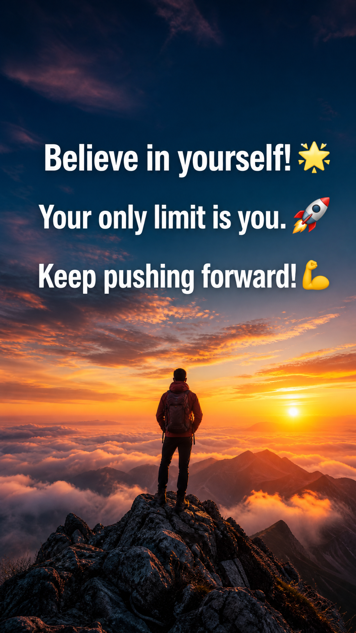 Never give up