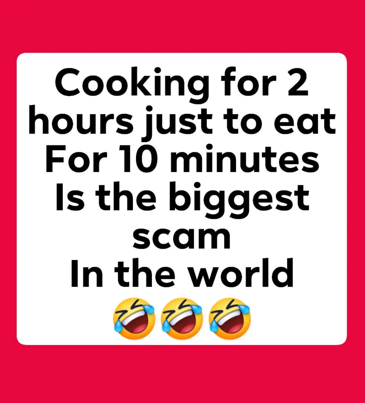i don't like cooking