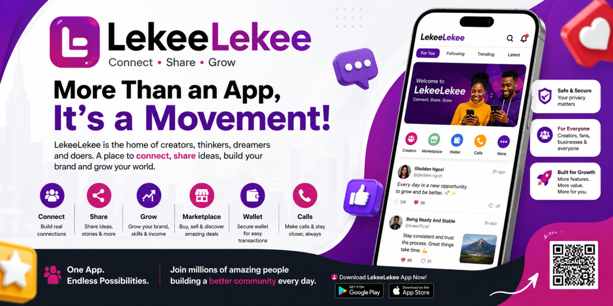 Let's Build More Than Followers—Let's Build a Community. 🤝❤️

Success on LekeeLekee isn't built by...