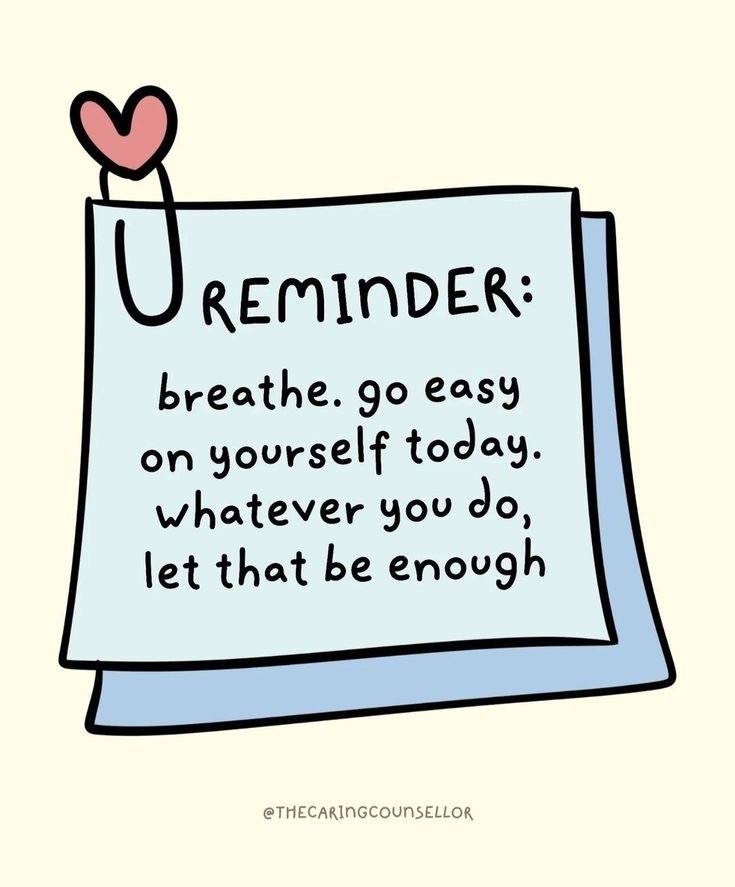 A gentle reminder: progress doesn’t always have to be loud. Some days, simply making it through is e...