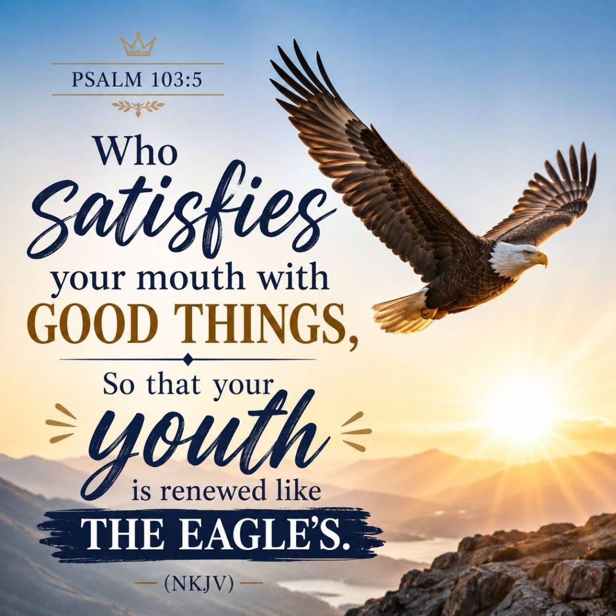 Your Youth Is Renewed Like the Eagle's
The eagle is one of nature's most remarkable studies in rene...