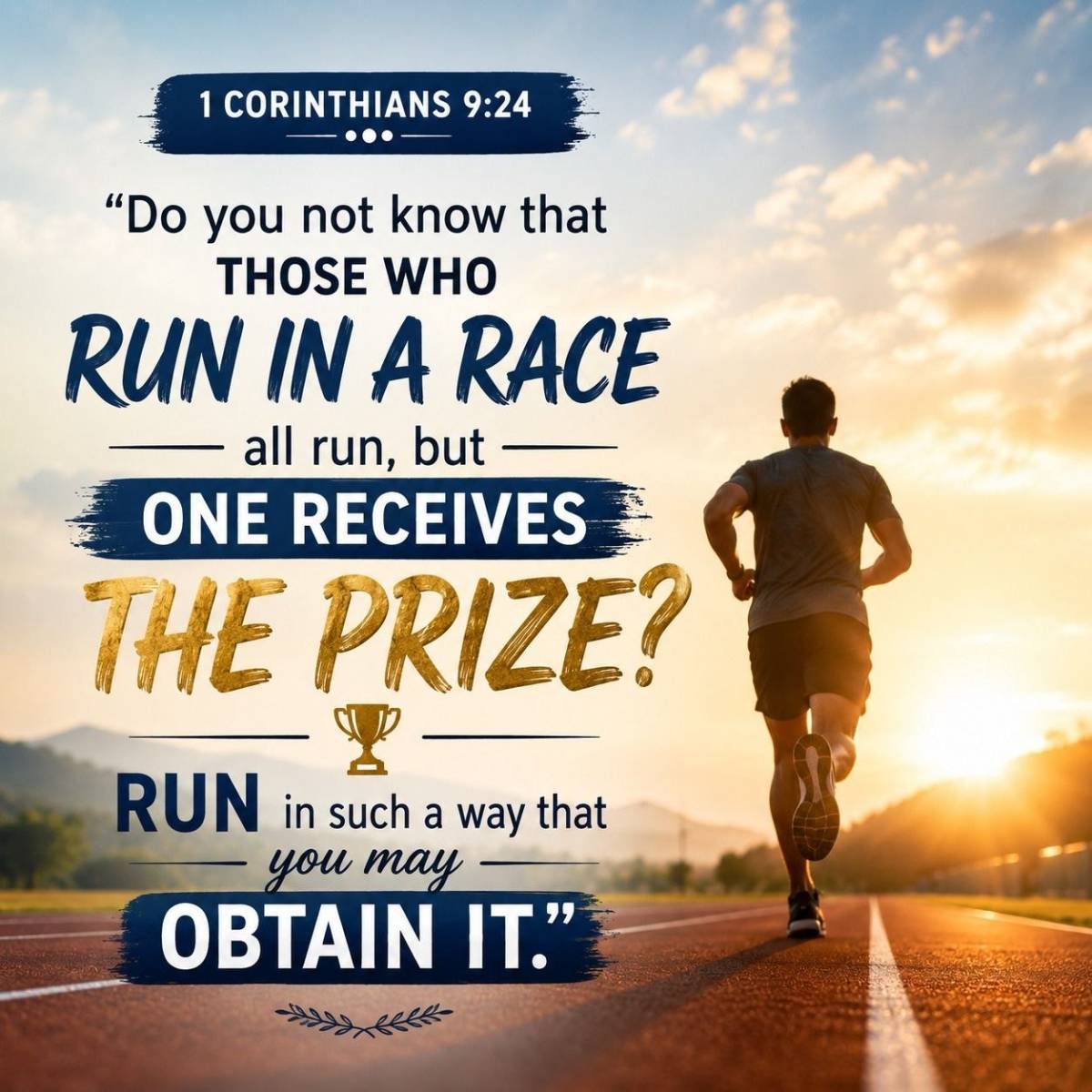 Run in Such a Way to Obtain
What distinguishes the intentional runner from the casual participant?...
