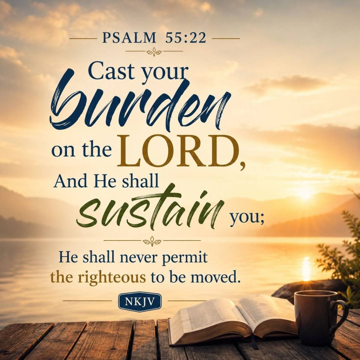 Cast Your Burden Upon the Lord

This is the forceful, deliberate act of someone who has decided they...