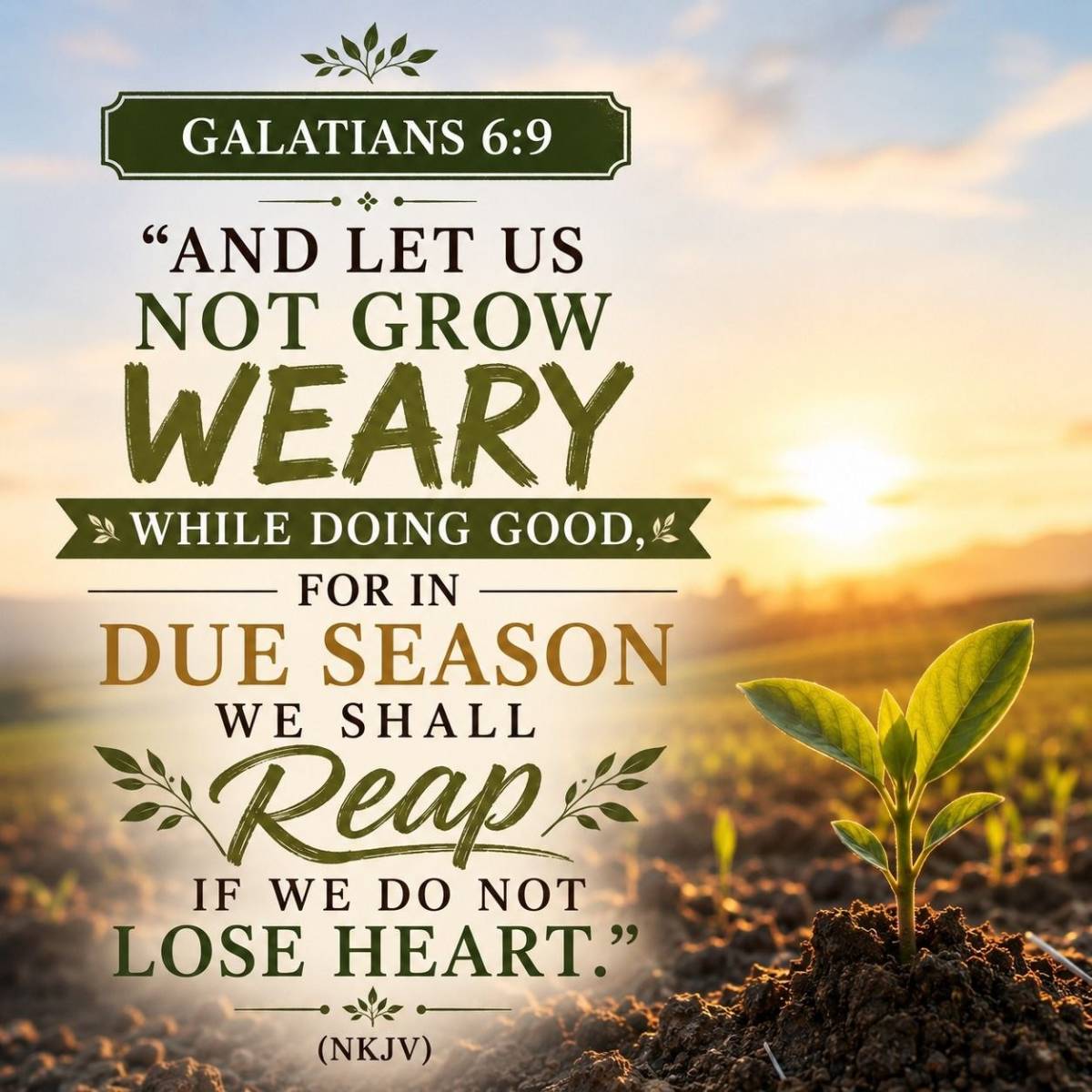Let Us Not Grow Weary

Paul anticipates that the process of doing good will produce weariness. This...