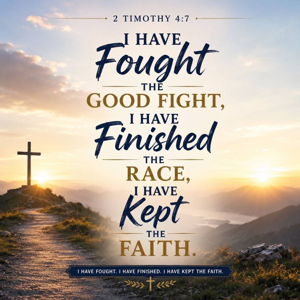 I Have Finished the Race
Paul wrote these words from his final prison cell, awaiting execution. The...