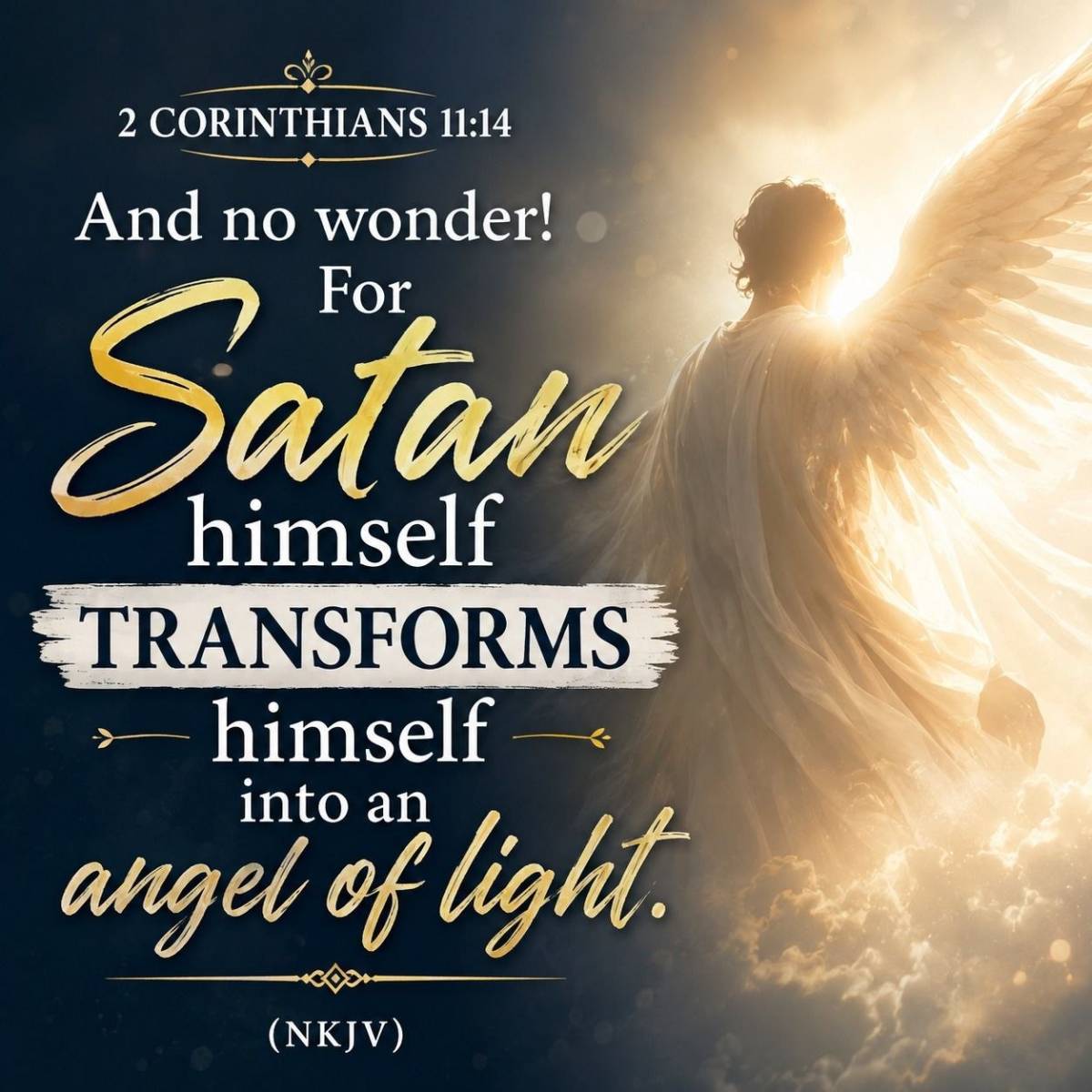 An Angel of Light
The enemy does not always announce himself with obvious darkness; he comes in the...