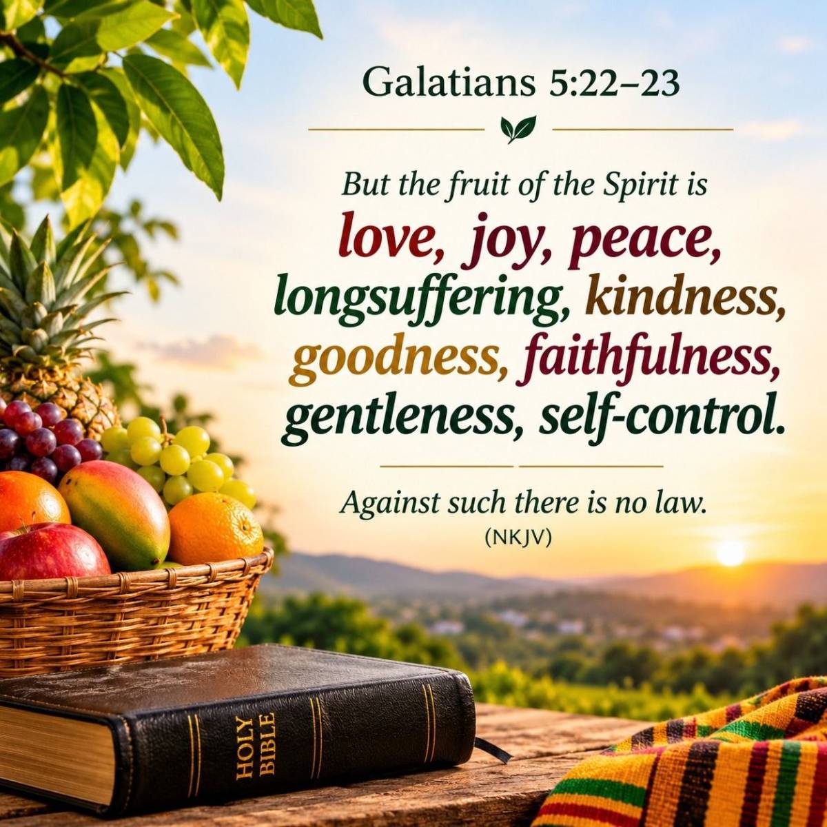 The Fruit of the Spirit
The believer who wants to bear Kingdom fruit must ask: which of these nine...