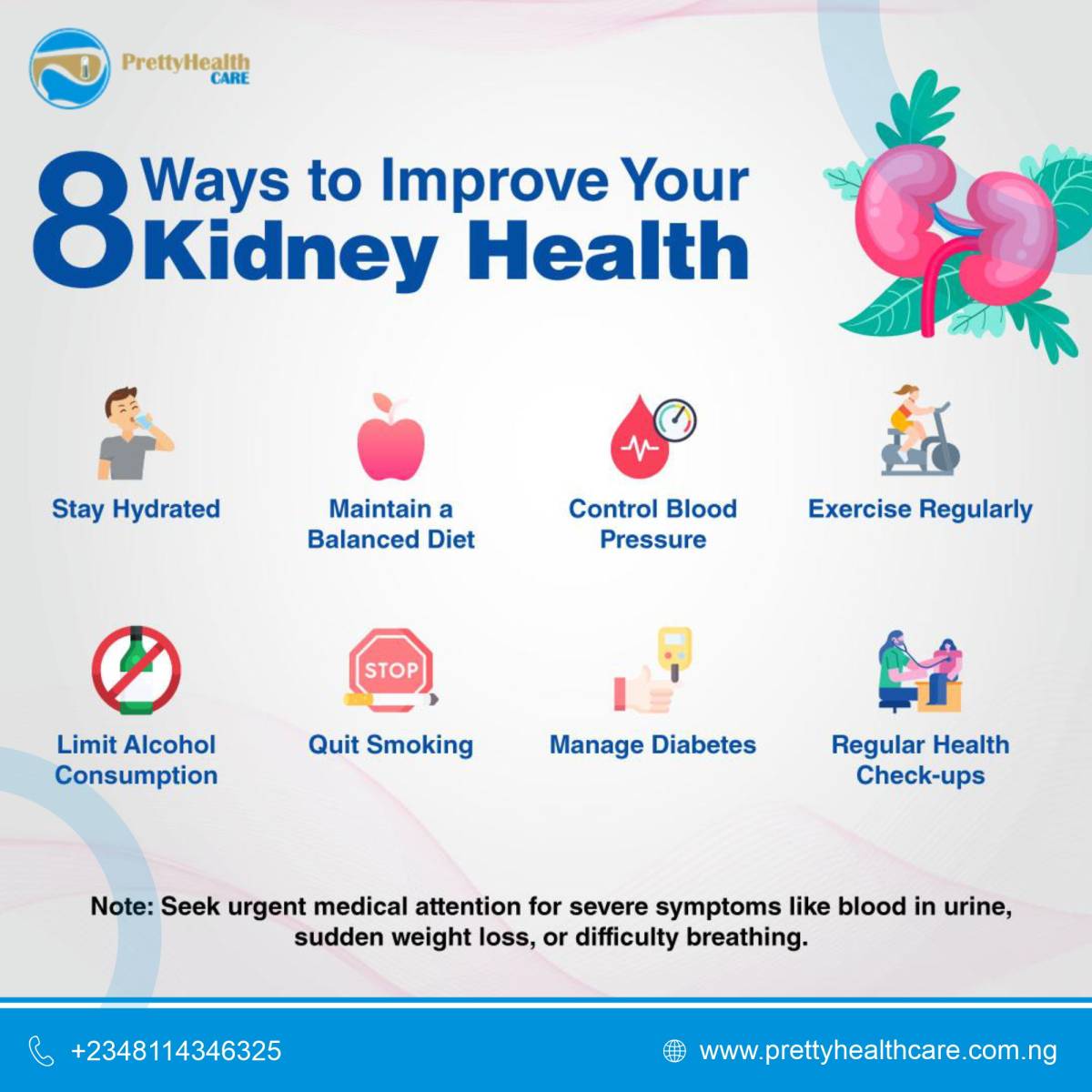 8 essential ways to maintain kidney health for a vibrant life.
#prettyhealthcare #healthtips