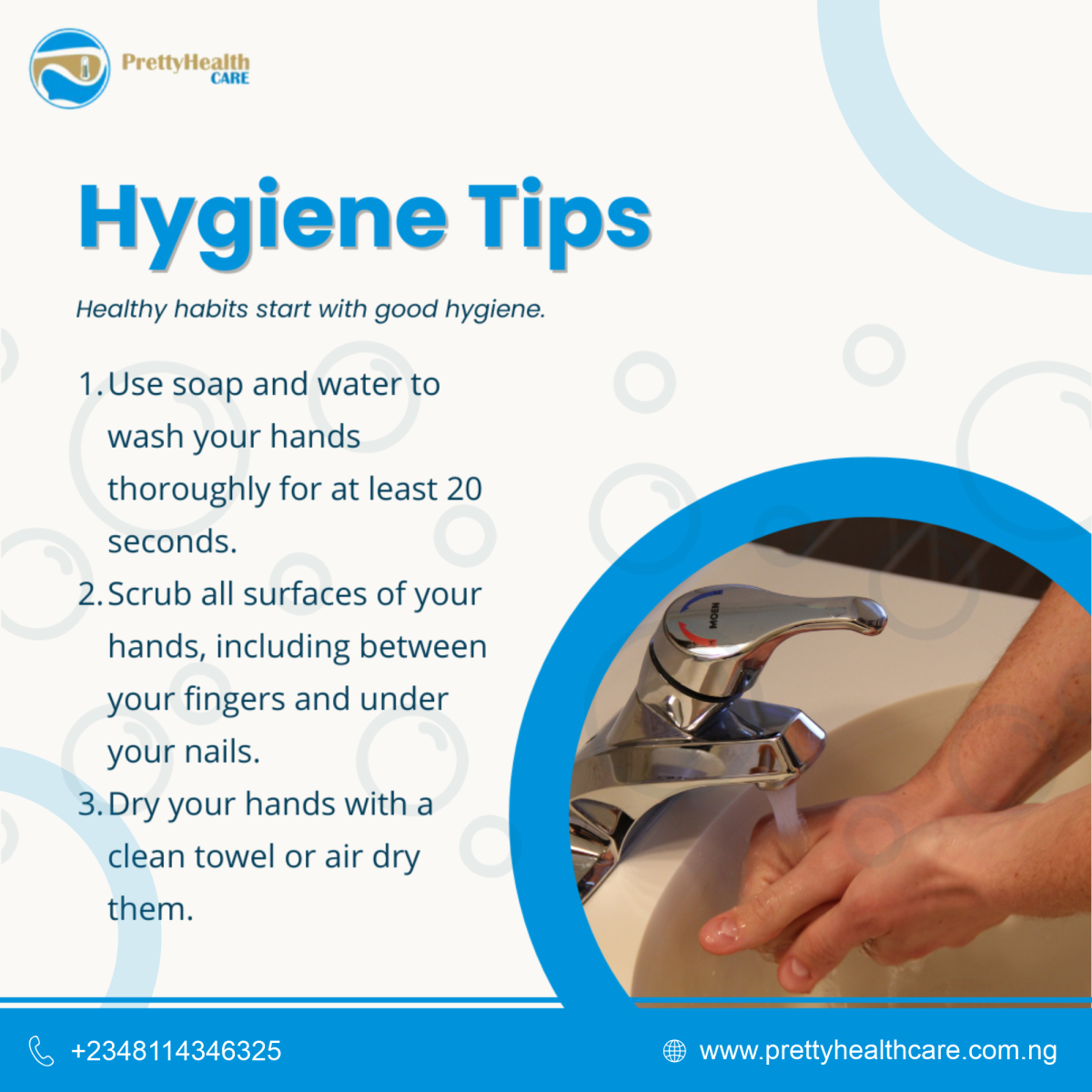 Good hygiene is one of the simplest ways to protect your health. Clean habits, healthier lives. ✨...