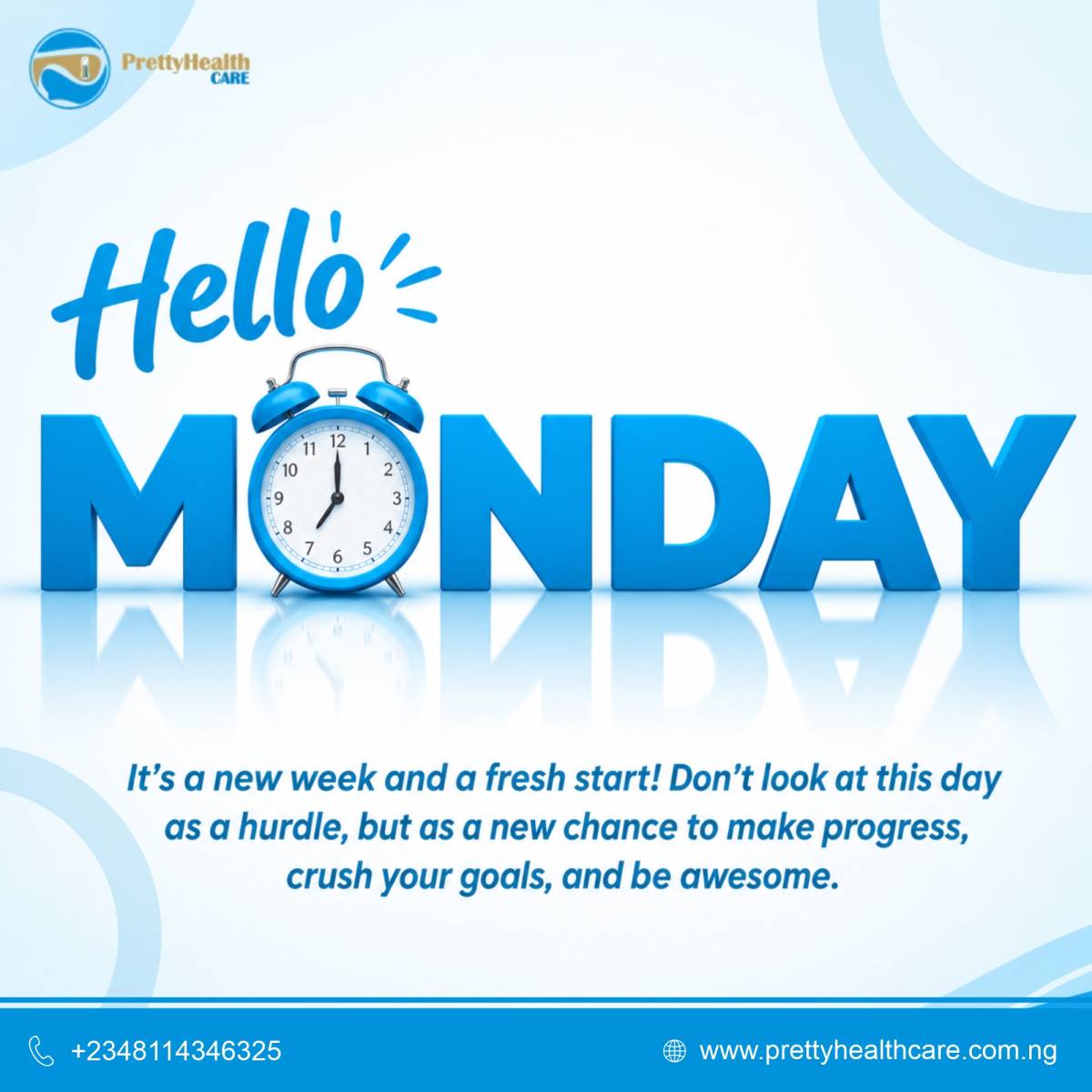 New week, fresh start, and a whole lot of potential - Happy Monday! 

#prettyhealthcare
