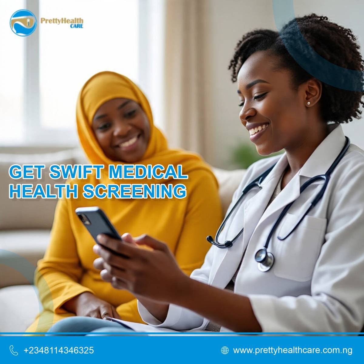Get swift medical health screening. 🩺
Take charge of your health with convenient screening service...