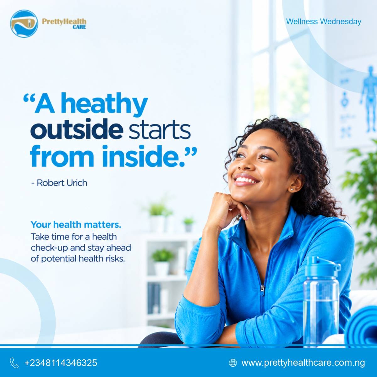 Wellness Wednesday!
Take time for a health check-up and stay ahead of potential health risk
#prett...