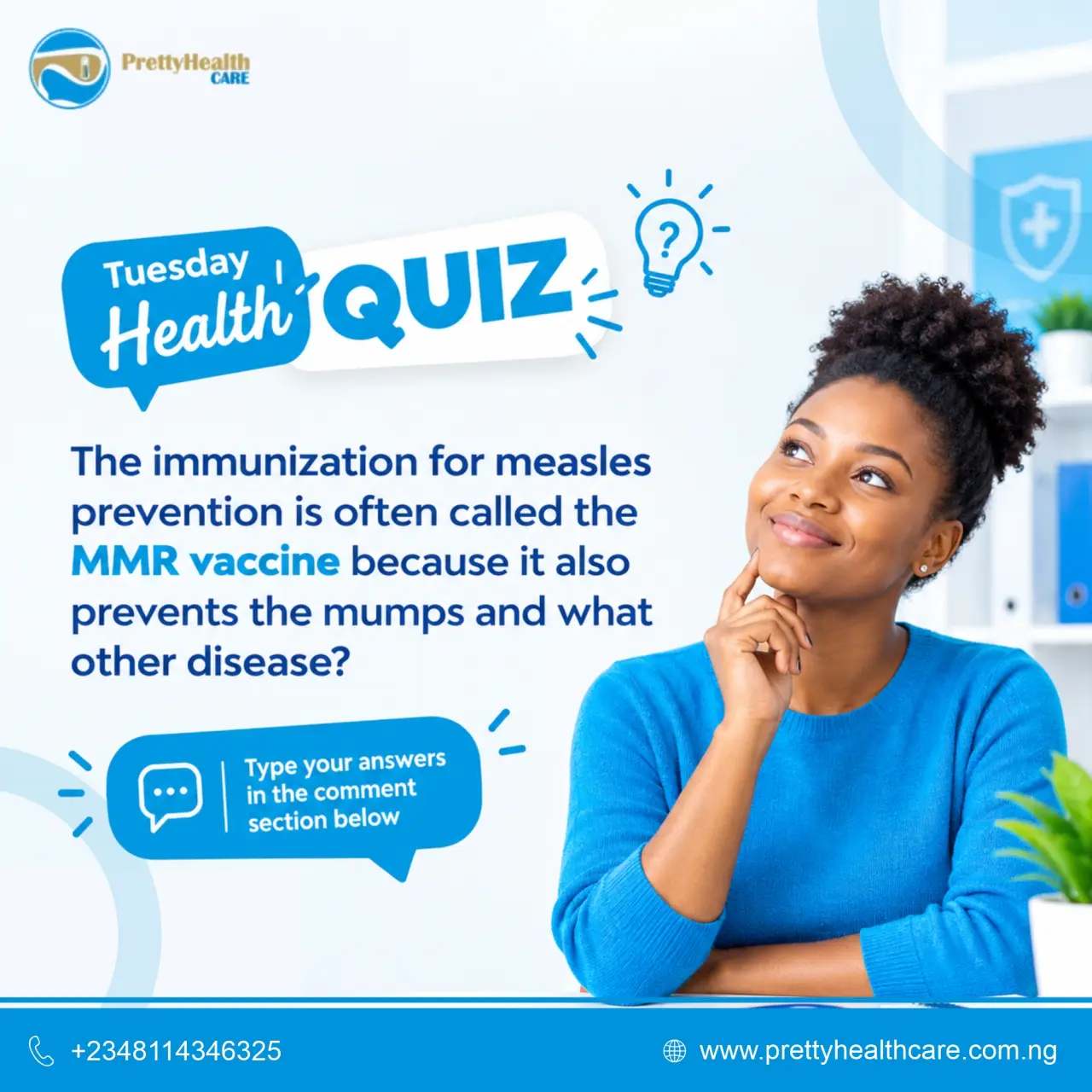 🧠 Tuesday Health Quiz!

Do you know the answer? Test your health knowledge and drop your answer in...