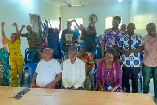 HAPPENING NOW:
The Executive Chairman of Ukwuani Local Government Council, Hon. Barr. C.S Possibl...