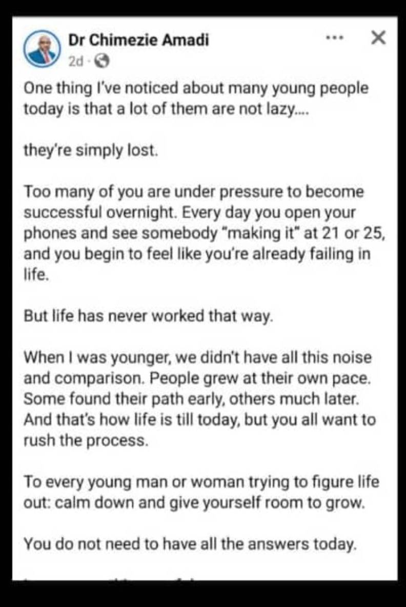 Exactly what our 80% youth is going through today... God help us all
