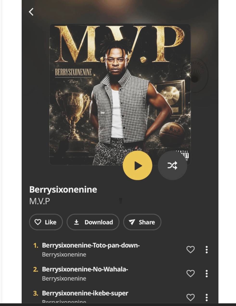 The wait is over!
The MVP album by BERRYSIXONENINE is streaming now!
We're already seeing:
1. Tot...