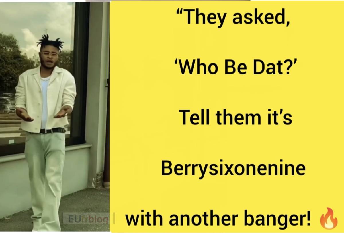 “They asked, ‘WHO BE DAT?’ 😤
Tell them it’s BERRYSIXONENINE with ANOTHER BANGER 🔥
Run it up NO...