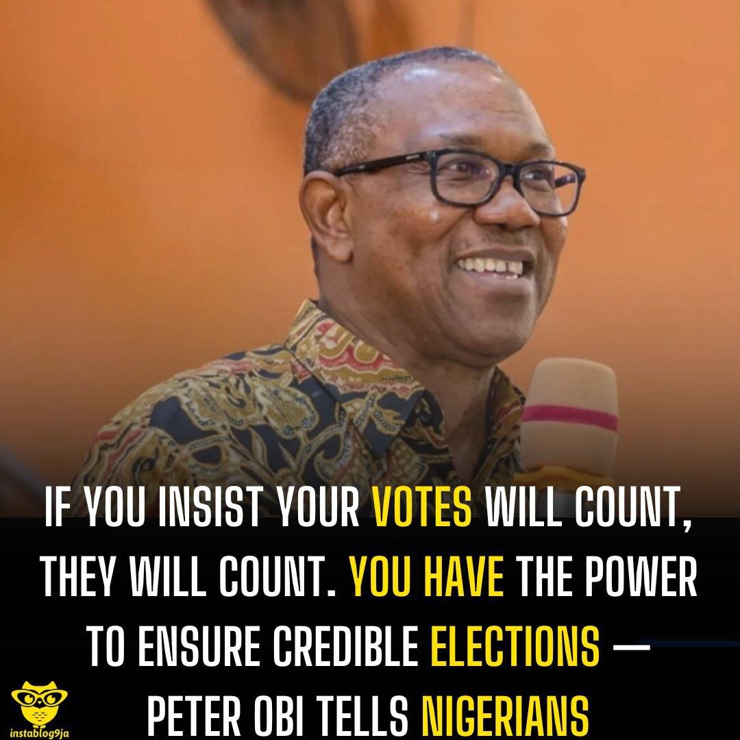 If you insist your votes will count, they will count. You have the power to ensure credible election...