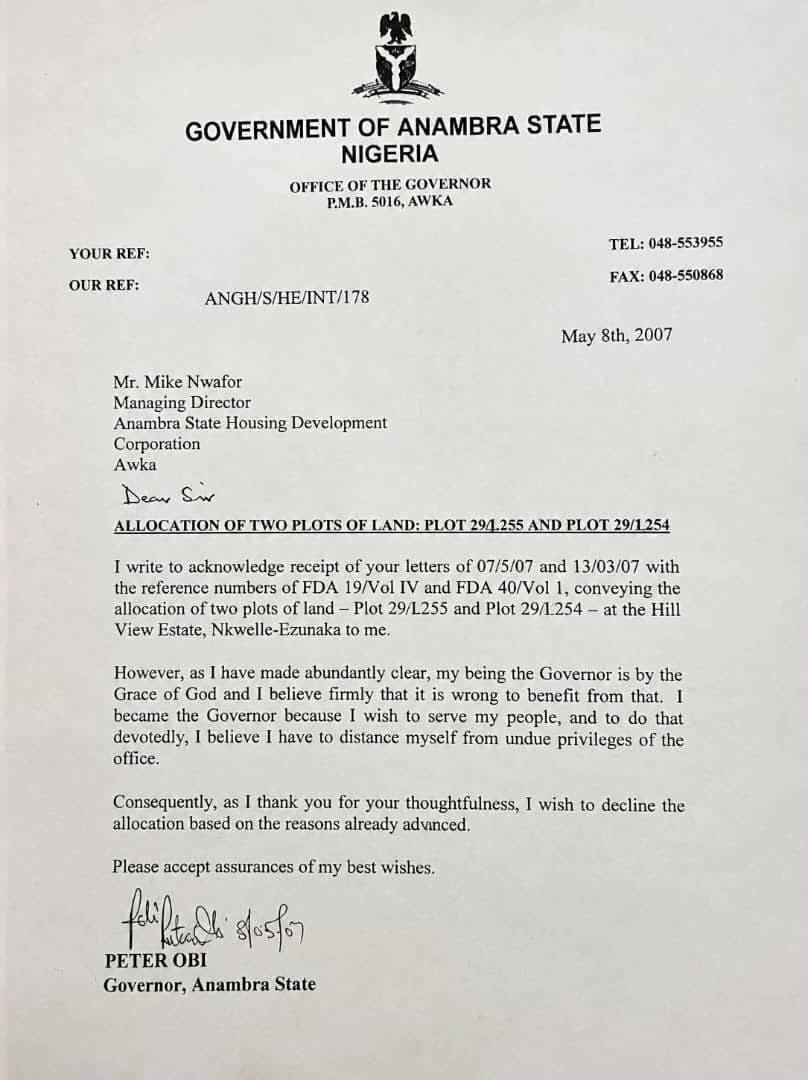 Tell Me is Peter Obi a Nigerian Politician ,
Just want to know???????