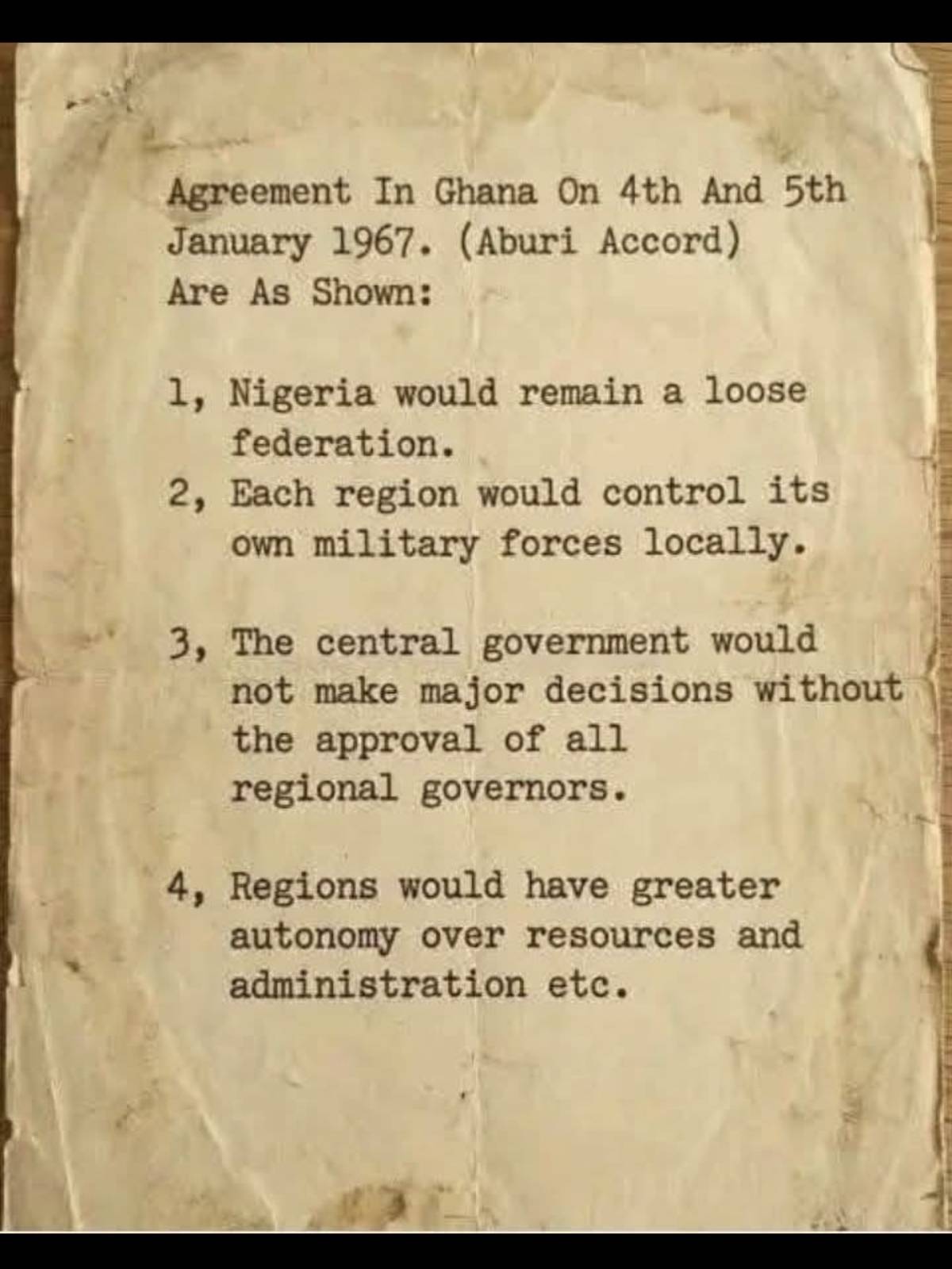The genesis of the threat to Nigeria unity and growth.