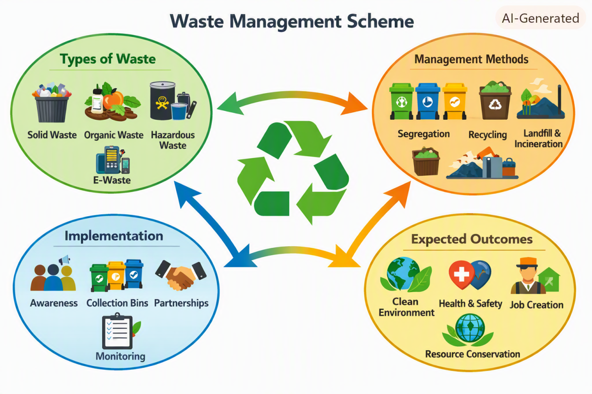 We all should change the world starting from the way we keep our Waste
This is helpful to our healt...