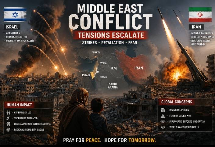 Middle East: Global attention remains on the escalating conflict involving Iran, with renewed milita...
