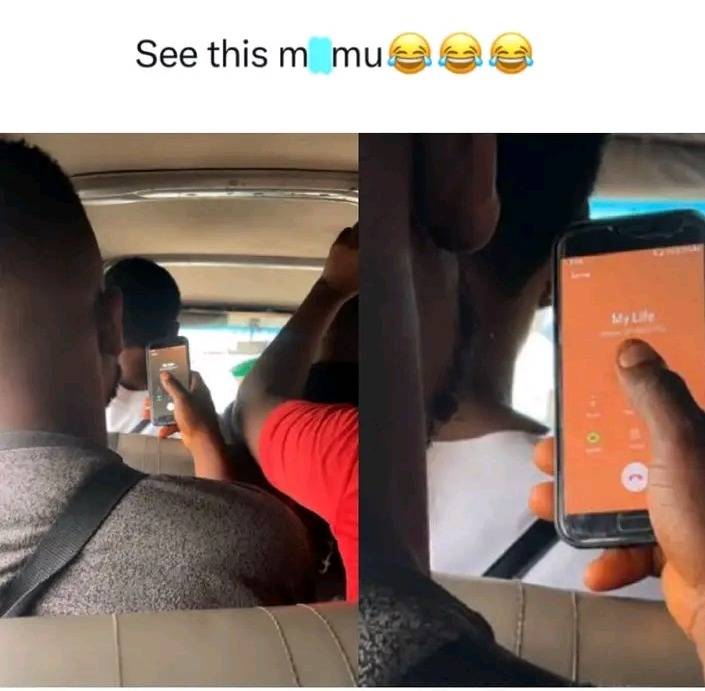 He Dey save W0men name as “my life” 
he no ask frank edoho how far 😂