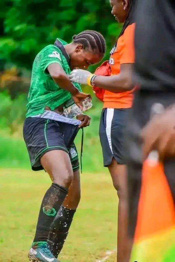 Female footballers in the house what’s going on here?