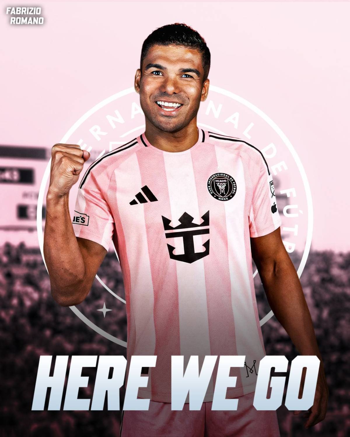 Casemiro to play along with Messi in Inter Miami next season as a midfielder.