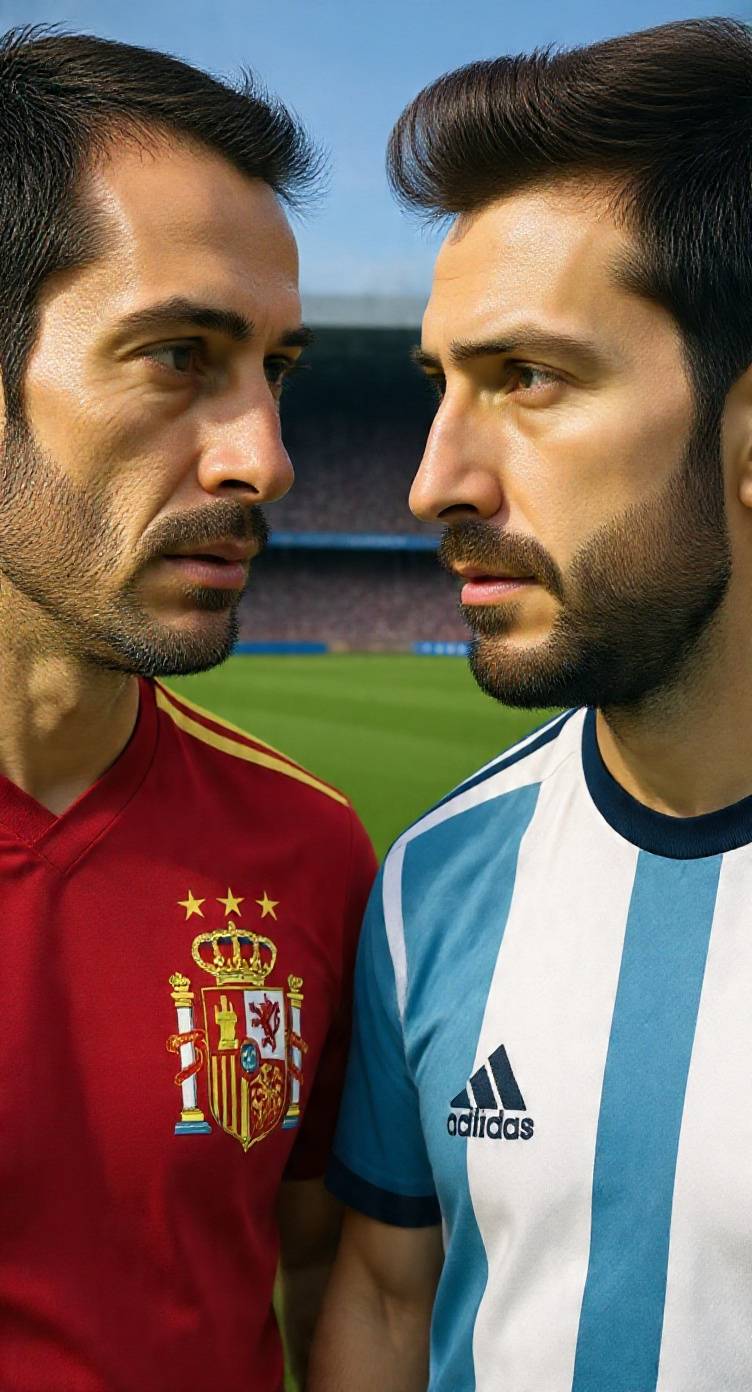 The wait is over, the biggest day in football is here.
Spain vs Argentina