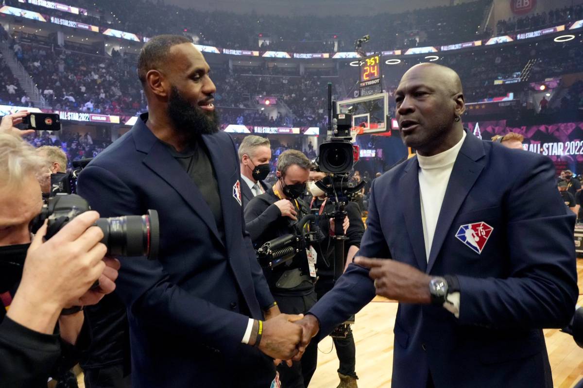 LeBron James on Michael Jordan: "I hope I made him proud at least, wearing that No. 23."
“I never h...