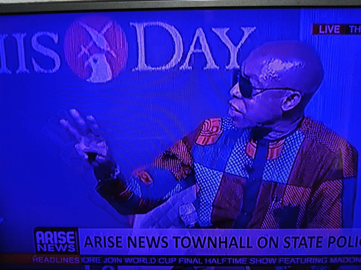 I love this particular man in this ongoing discussion about State Policing.