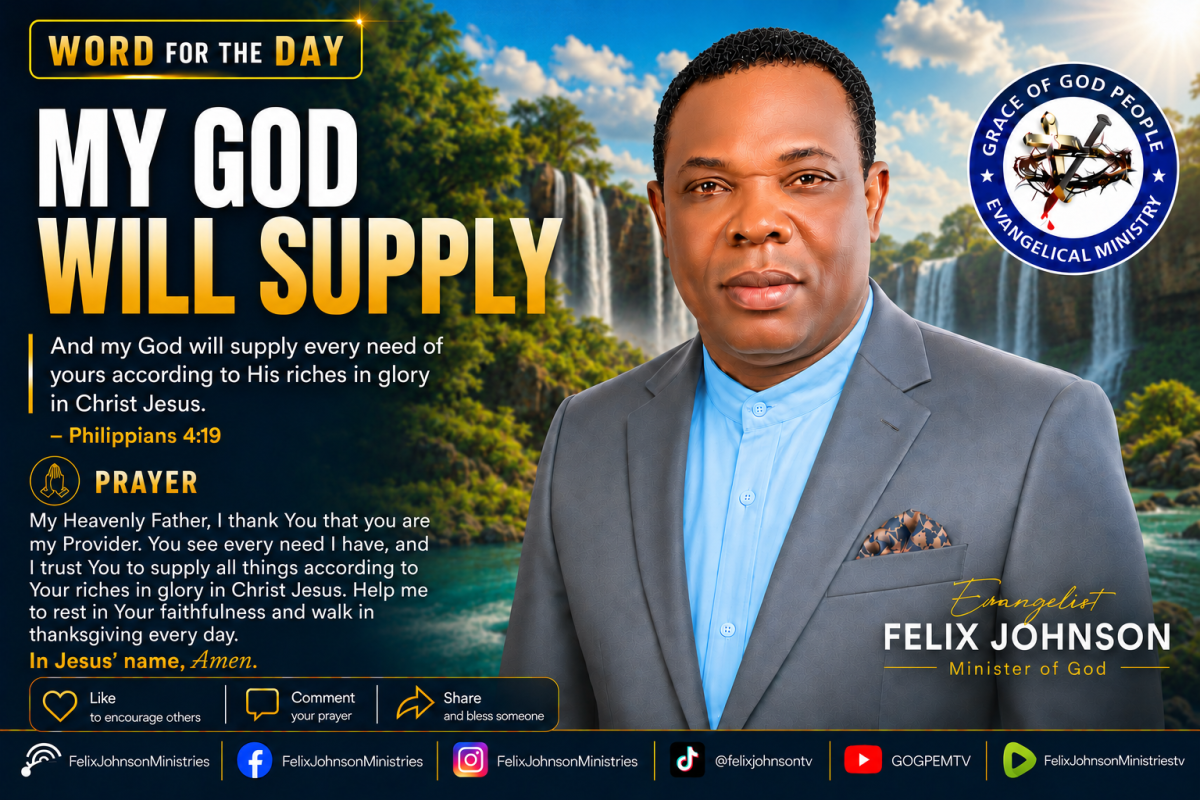No lack, no delay, no impossibility can stop the hand of God from reaching you.
He is Jehovah Jireh—...