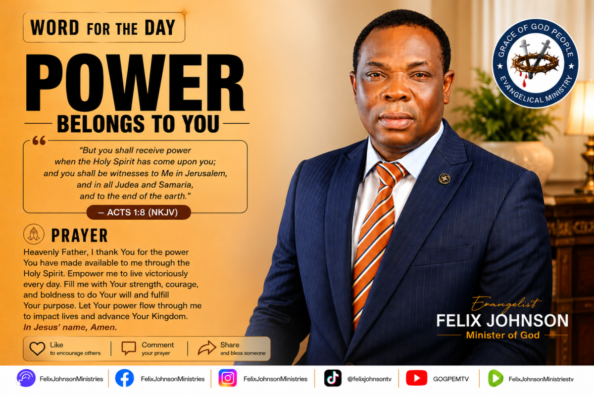 The power of God is not just a promise—it is your inheritance in Christ. Whatever stands before you...