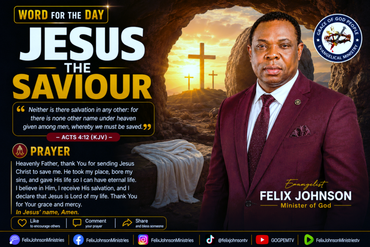 Jesus saves, restores, and gives eternal life. Trust Him today—the greatest decision you will ever m...