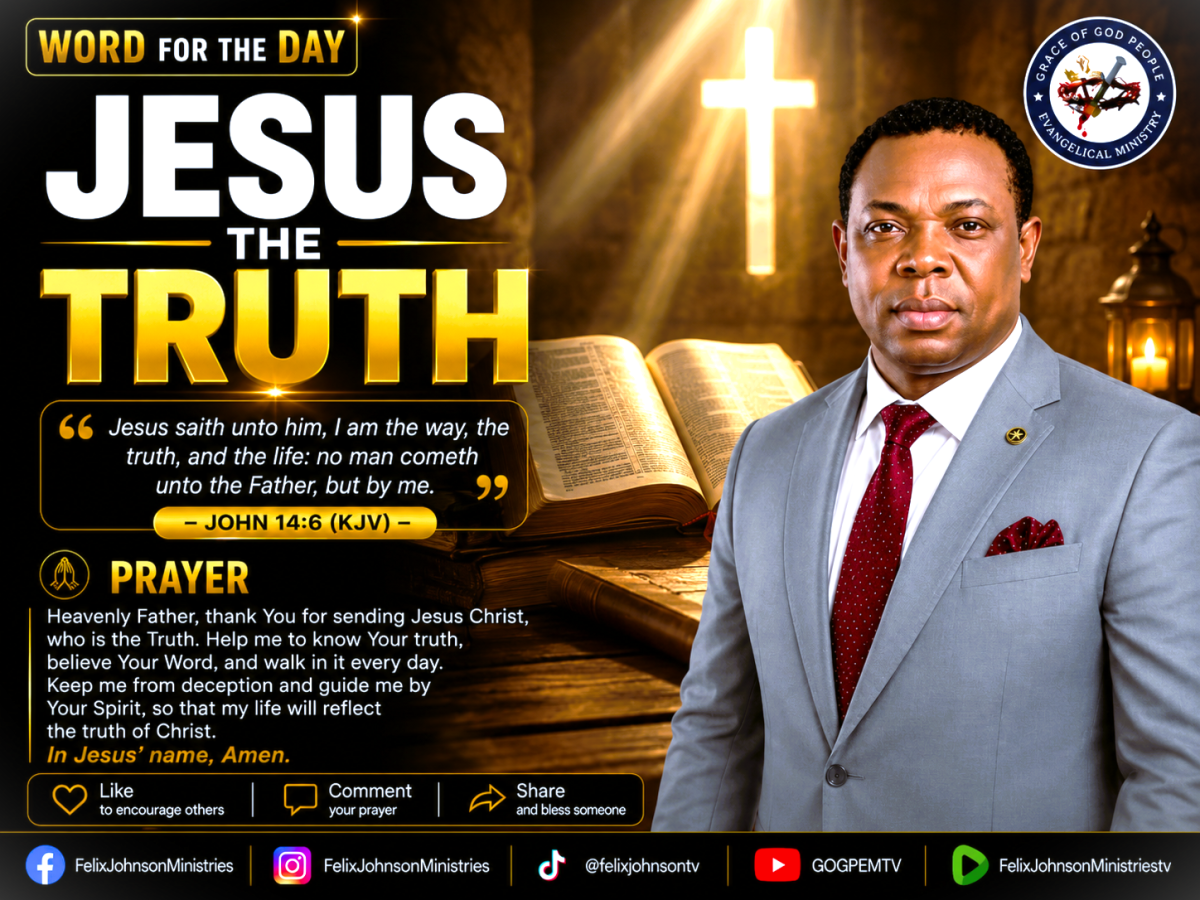 In a world filled with confusion and deception, Jesus remains the unchanging Truth. His Word brings...