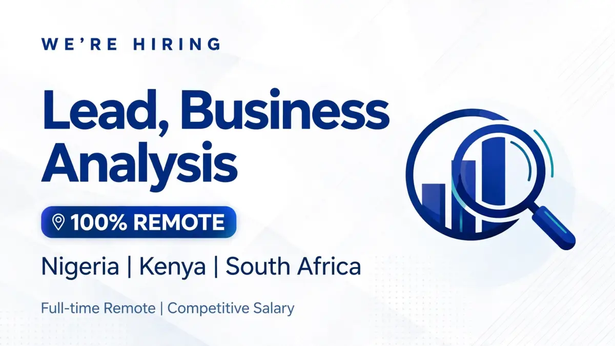 π WE'RE HIRING
β
βLead, Business Analysis
β
βWe're looking for a talented Business Analyst for a pa...