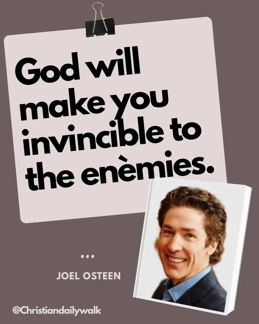 God will make you invincible to the enèmies.
- Joel Osteen
#LekeeLekee
#Trending
#Viral
#Niger...