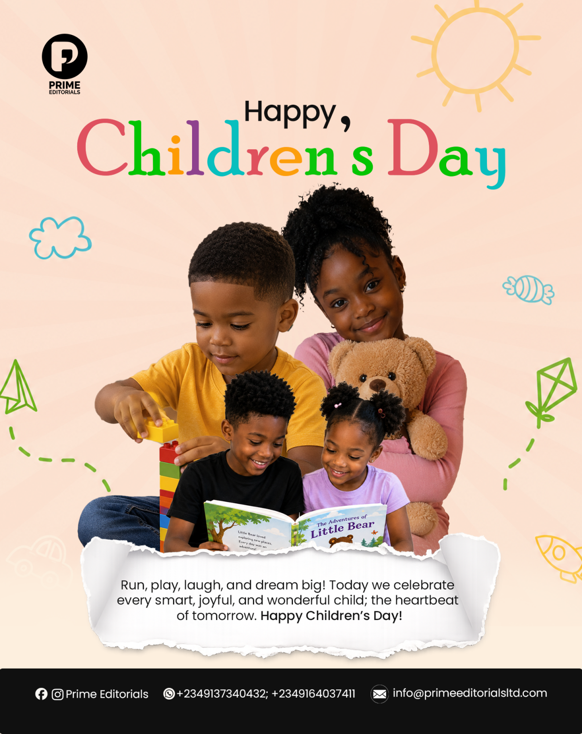 Every child is a story waiting to unfold, full of hope, wonder, and endless potential. Let's continu...