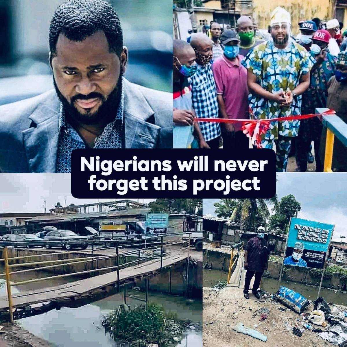 When people complain that Desmond Elliot has not achieved much as a lawmaker, they forget about this...