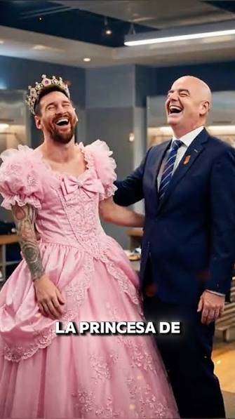 🤣🤣🤣messi the princess of fifa