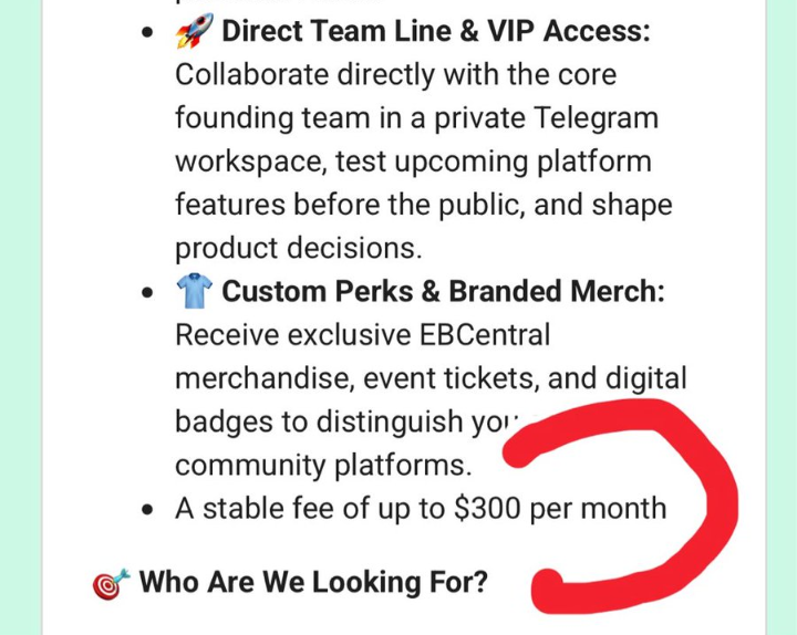 $300 monthly pay Ambassador Program ๐จ
who can apply
- community builders
- sport enthusiasts
-...